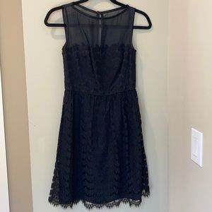 Trina Turk Size 4 black lace dress